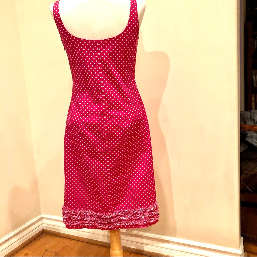 Fiori di Zucca lined polka dotted dress